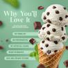 Triple Scoop - Premium Mint Choc Chip (2) Ice Cream Mix For Ice Cream Maker. Simple, Easy, Delicious. From Gourmet Mix To Maker in 5 Minutes, Makes 2 Creamy Qrts, Made in USA (2 Pack, Mint Choc Chip) view 4