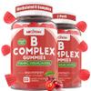 2Pack Vitamin B Complex Gummies, Vegan Vitamin B Gummies with 2000 mcg Methyl B12, Methyl Folate | Plus Choline + Inositol, Vitamin C + Zinc for Supports Energy, Mood, Immune, Healthy Hair, Skin view 1