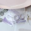 Soft Contact Lens Removal Kit with Contact Lens Inserter and Remover, Eye Lens Container with Tweezer Case, Portable Contact Lens Case for New Contact Lens Users and Girls with Long Nails for Everyday Use (Purple) view 3