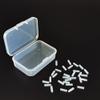 Airgoesin 30pcs Soft Silicone Caps Covers Replacement for Tonsil Stone Remover Tool or Earwax Removal or Tonsillolith Stainless Steel Pick with Storage Box view 1