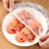 100 PCS Elastic Fresh Keeping Bags, Reusable Plastic Wrap Bowl Covers Kitchen Leftover Seal Caps Transparent Food Storage Cover for Bowl Plate Box Tray view 2