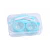 Soft Contact Lens Removal Kit with Contact Lens Inserter and Remover, Eye Lens Container with Tweezer Case, Portable Contact Lens Case for New Contact Lens Users and Girls with Long Nails for Everyday Use (Cyan) view 1