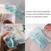 Soft Contact Lens Removal Kit with Contact Lens Inserter and Remover, Eye Lens Container with Tweezer Case, Portable Contact Lens Case for New Contact Lens Users and Girls with Long Nails for Everyday Use (Cyan) view 4