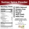 Anna and Sarah Sumac Spice Powder - Sumac Seasoning - Easy To Use Spice Cap- Vegan- Middle Eastern and Mediterranean Spices in Jar 7 Oz (200 gr) view 2
