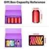 RYDDOY 5 Pack Purple Gift Box, 12x6x4'' Gift box for Presents with Lids Magnetic Closure Rectangle Collapsible for Bridesmaid Proposal Box, Wedding, Christmas, Halloween, Birthday Gift Packging view 3