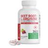 Bronson Beet Root + L-Arginine Nitric Oxide Production - Non-GMO, 360 Vegetarian Capsules view 1