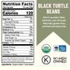 Mountain High Organics, Certified USDA Organic Dry Black Beans, Non-GMO, Vegan, Whole Dried Black Beans, Plant Based Protein and Fiber,1 lb (Pack of 1) view 2