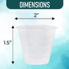 Pruvade 500 Pack 1-oz. Disposable Medicine Cups with Graduated Dosage Lines for Pills or Liquid, 500 Bulk Pack, Single Serve Measuring for Home, Nurse, Hospital, Medical Care |500 Pack view 2