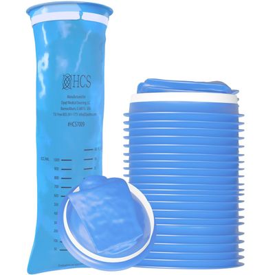 HCS Emesis Bags Disposable - Premium, Hospital Grade, Adults & Kids - Vomit Bags Disposable for Car, Travel, Home Use - Throw Up, Barf, Puke - 24, Strong (40 fl oz)