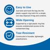 HCS Emesis Bags Disposable - Premium, Hospital Grade, Adults & Kids - Vomit Bags Disposable for Car, Travel, Home Use - Throw Up, Barf, Puke - 24, Strong (40 fl oz) view 3