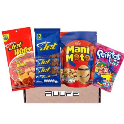 Chocolatina Jet Manimoto Galleta Wafer & Quipito Caja de snacks colombianos regalo snacks caja colombiana para mujer Canasta de regalo colombiana Regalo para mam colombiana Snack colombiano mecato colombiano comida colombiana Dulces colombianos