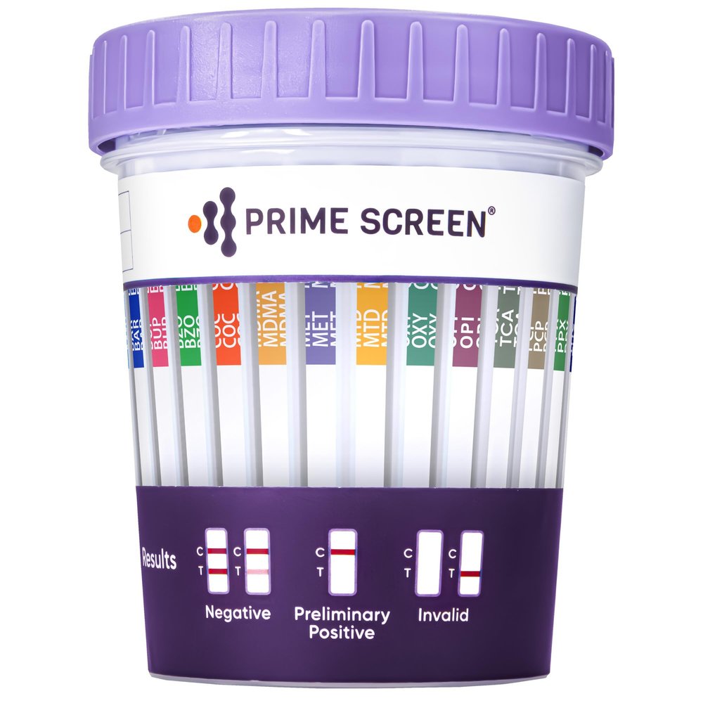 Prime Screen Instant Test Cup 14 Panel Kit - [100 Pack] - DTDOA-1144