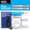 Brace On Adjustable Night Splint - Plantar Fasciitis, Achilles Tendon, Heel Spur, and Foot Pain Relief Stretching Boot for Men and Women, Medium, Black view 2
