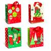 allgala 12-PC (6 x4.75 inch) Premium Metallic Foil Hotstamping Chritmas Gift Bag-GP91030 view 1
