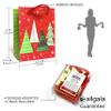 allgala 12-PC (6 x4.75 inch) Premium Metallic Foil Hotstamping Chritmas Gift Bag-GP91030 view 2