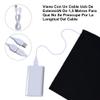 Kadimendium 5V USB Electric Cloth Heater Pad Washable Carbon Fiber Heating Pad with 1 for . 5meter USB Cable 9 for . 05 x 11 for . 41inch view 3
