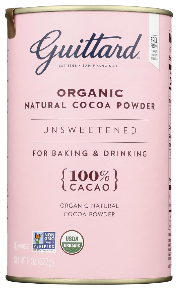 GUITTARD Organic Cocoa Powder, 8 OZ
