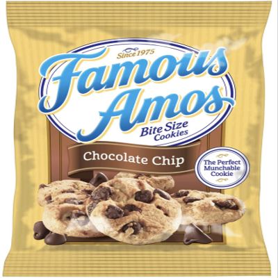CNJ Delivers LLC offers Famous Amos Chocolate Chip Cookies 6-Pack (2oz) Famous Amos Cookies Individual Packs