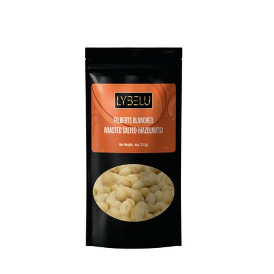 Filberts Blanched Roasted, Salted (Hazelnuts)  4oz
