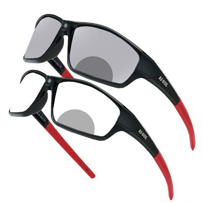 helena Men outdoor Driving Photochromic Bifocal Reading Glasses Sports Goggles Women Square Transition Reader Sunglasses (black, 1.75, multiplier_x)