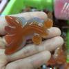 WGPHD Health & Household Natural Agate Goldfish Crystal Crystal Carved Animal Polished Gemstone Crystal Healing view 3