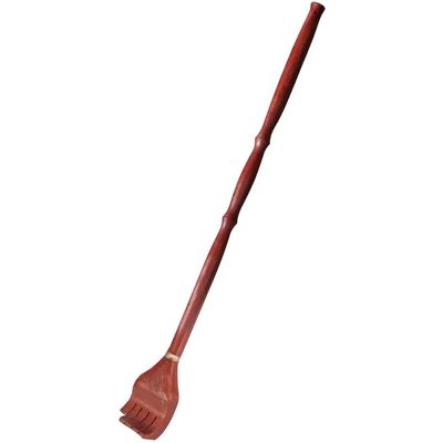Back Scratcher for Men Household Medium and Long Handle Backscratchers, Elderly Use Hand Polished Wood Scratching, Great Gift (Color : Red*1, Size : 45.5cm)