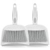 Dust pan, Mini Dustpan and Brush Set, Small Broom and Dustpan Set, Small Hand Broom and dust pan Set, Whisk Broom, Dust pan and Brush for Desk, Table, Home, Kitchen Necessities (Gray 2pcs) view 1