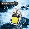SUPRUS Waterproof 3 Modes of Flashlight Windproof Lighter Dual Arc Electric Rechargeable Dual Arc Plasma Lighter with Survival Emergency Whistle and Lanyard (Black) view 4