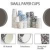 Clawsoff [300 Pack] 5 oz Mini Paper Cups, Small Mouthwash 5 OZ, Disposable Bathroom Cups, Paper Coffee Cups 5 Ounce for Bathroom, Supermarket, Birthday Party, Travel, Events, Picnic, BBQ (Paisley) view 3