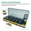7-Day Pill case 2 Times a Day, Pill Organizer 2 Times a Day,Am Pm Daily Pill Case Travel Pill Organizer,Large Capacity Pill Organizer for Medicine Vitamin Fish,14 Cells 2 Times a Day Pill Organizer view 2