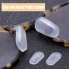 OPUGIT Soft Slip-on Nose Pads Covers, Non-Slip Silicone Eyeglass Nose Piece Pads, Eyewear Protective Covers, Eye Glass Repairing kit Nose Bridge Pads(Black,5 Pairs) view 3