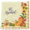 KRE Be Thankful Napkin 13 Inches with Bonus Eubhler. Disposable Paper Thanksgiving Leaf Pumpkin Napkins, Harvest Fruits Hand Towels for Picnic Parties, Dinner Table Decorations Pack of 2 of 18 each view 1