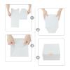YUEFANBOX 12 Pack White Gift Boxes, 8x8x4in, with Lids, 80ft Twine, Stickers & Tape, Easy Assemble for Bridesmaid Proposal, Wedding, Party Favors view 4