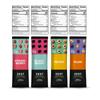Fruit Snacks by Zest Delites, Fruit Leather, Healthy Snacks for Adults & Kids, Vegan Apple-Based Strips, Dried Strawberry-Peach-Blackberry-Plum Bars, 0.88 oz x 36 view 2