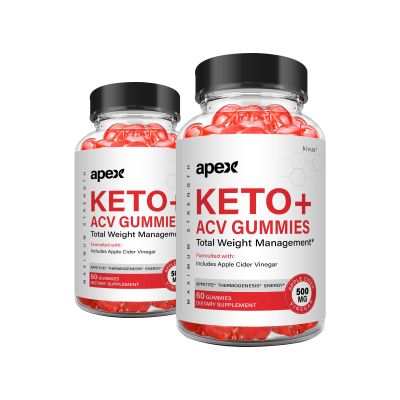 (2 Pack) Apex Keto - Apex Keto+ACV - Apex Keto+ACV Gummies (120 Count)