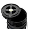 Bucket Kit, 6 Gallon Black Bucket with Black Twist-on lid and Black Grip, 5 Pack view 2