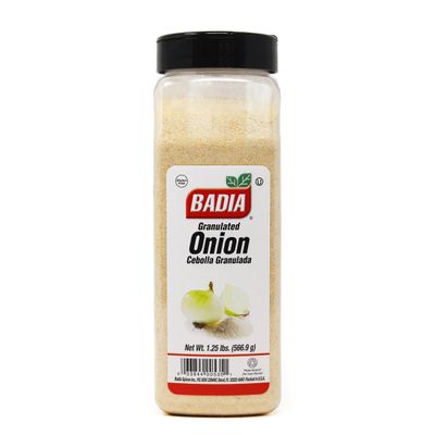 Badia Granulated Onion, 1.25 lb - Pack of 2