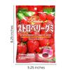 Kasugai Japanese Gummy Candy with Real Fruit Juice (3 Pack) with 2 GosuToys Stickers (Peach, Strawberry, Watermelon) view 3