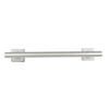 24-inch Coronado Designer Straight Bathroom Shower Grab Bar with Decorative Square Flanges, Satin view 1