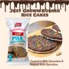 LIEBERS Sprinkled Topped Milk Chocolate Rice Cakes, Kosher Certified Dairy, Gluten Free Snack (pack of 3) view 3