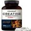 Creatine Monohydrate Capsules 3,000mg Per Serving, 300 Count | Micronized, Unflavored Creatine Pills | Pre-Workout & Muscle Strength Support | Easy to Swallow, Filler-Free | 50 Servings view 1