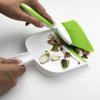 Broom Dustpan Brush Small Dust pan: Small Broom and Dustpan Set Mini Dust pan and Brush Set for Desk, Home, Camping Tent (Light Green) view 3