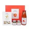 Bona Furtuna Monte Etna Spicy Organic Italian Food Gift Set with Ancient Grain Penne Pasta, Heirloom Arrabbiata Tomato Marinara Sauce, Aglio e Oglio Herb Blend, and Oregano Flowers Seasoning, 4 Piece Set view 1