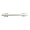 18-inch Coronado Designer Straight Bathroom Shower Grab Bar with Decorative Square Flanges, Satin view 1