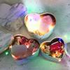 OUNONA 3pcs Heart Shaped Box Flower Wrapping Basket Cardboard Paper Case Bulk Candle Containers Candle Vessels Coated Paper White Bridesmaid Cardboard Box Luxury view 3