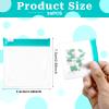 24 Pcs Travel Pill Packets Pill Pouch Bags Reusable Zippered Medicine Bag Set Self Sealing Clear Plastic Medicine Organizer with Slide Lock Monday to Sunday Pill Baggies for Pills Small Items Storage view 2