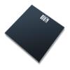 Beurer GS435B Glass Bluetooth Scale for Body Weight with BMI Composition Measurement, Smart Digital Bathroom Scales Connects with Health App Analyzer, Weigh in Kg and Lbs, Black view 1