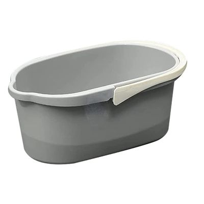 Viupolsor Mop Bucket, Cleaning Tool Storage Basket,Bucket Organizer, Household Bucket for Cleaning Supplies,With Handle Gray