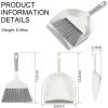 4 Sets Mini Dustpan and Brush Set Small Dustpan and Broom Set Portable Home Cleaning Supplies Brush and Dust Pan Combo with Handle for Desk Kitchen Keyboard Car Pet Waste view 2