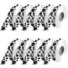 10 Yards x 10 Rolls Cow Print Ribbons  10PCS Cow Print Ribbons 10 Yards Each Curling String for Party Western Cowboy Theme for Birthday Party Favor Supplies Decorations view 1